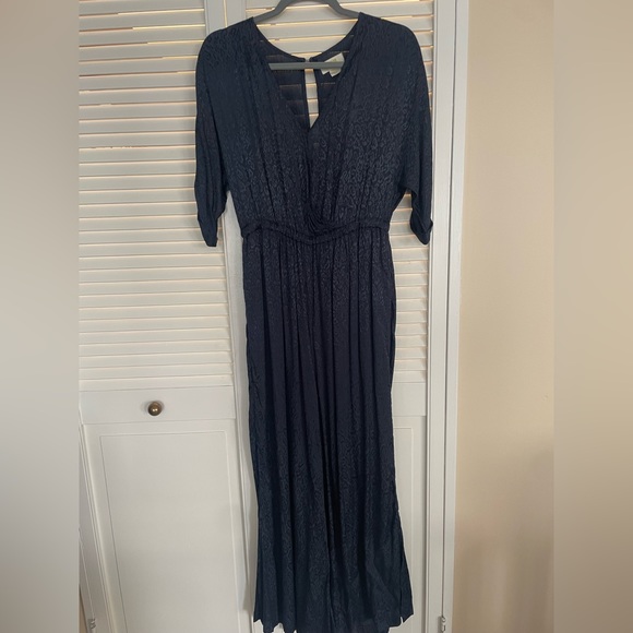 Maeve by Anthropology jumpsuit/ coverall.  %100 viscose Navy - Picture 1 of 6